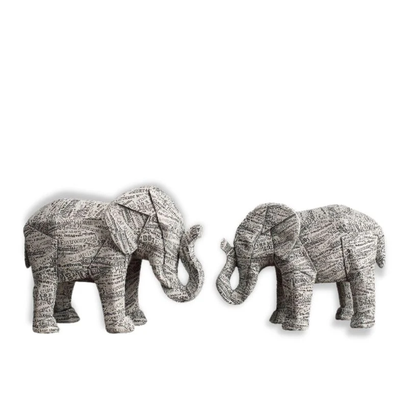 Statue Éléphant Résine – Image 2