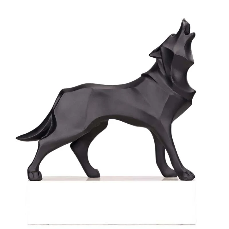 Statue Loup Origami