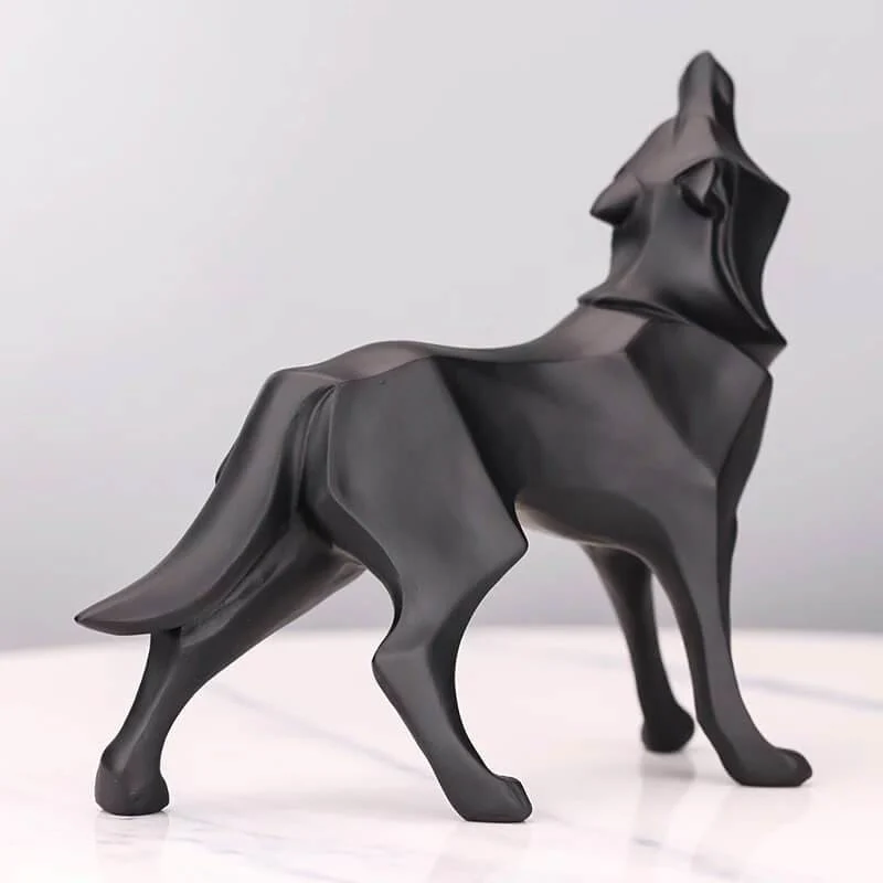 Statue Loup Origami – Image 6